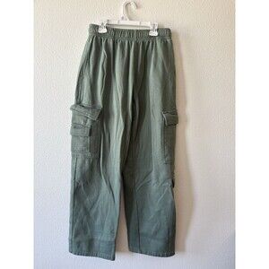 Garage Women’s Green Cargo 8-Pocket Sweatpants Size Small, NWOT